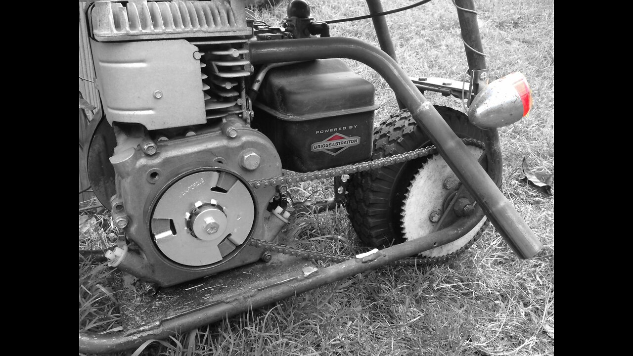 Loud Pipe on LiL Indian Mini Bike