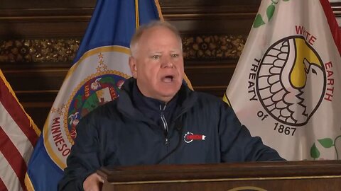 Gov. Tim Walz threatens Republicans who don't support gun control in a rage-filled speech.