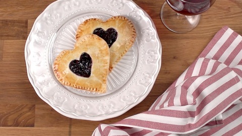 Cherry Heart Pies