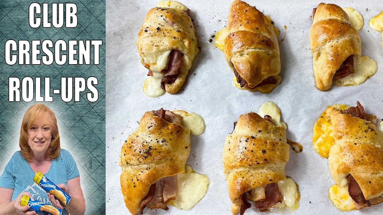 CLUB CRESCENT ROLL-UPS | Deli Meat Lunch Ideas