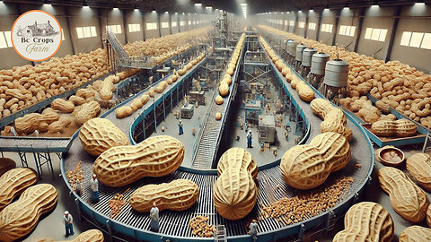 How To Process Millions Of Tons Of Peanuts To Make Delicious Peanut Butter In A Processing Factory