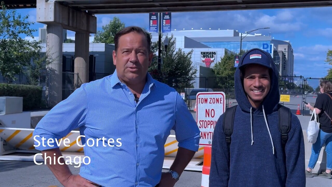 Steve Cortes Tries To Get an illegal Migrant into DNC Chicago