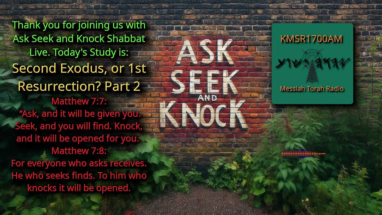 Second Exodus, or 1st Resurrection? Part 2 of 7