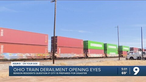 Benson residents question railroad safety near city