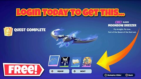 Login Instantly To Claim Quest Rewards! #fortnite #gaming #epicgames #fortnitebr #fortniteclips