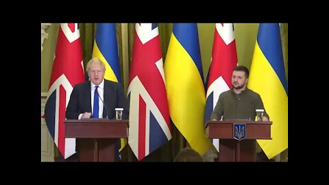 BORIS JOHNSON MEETS VLADIMIR ZELENSKI!