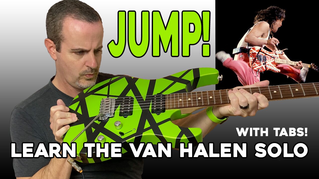 How to play the Jump solo by Van Halen