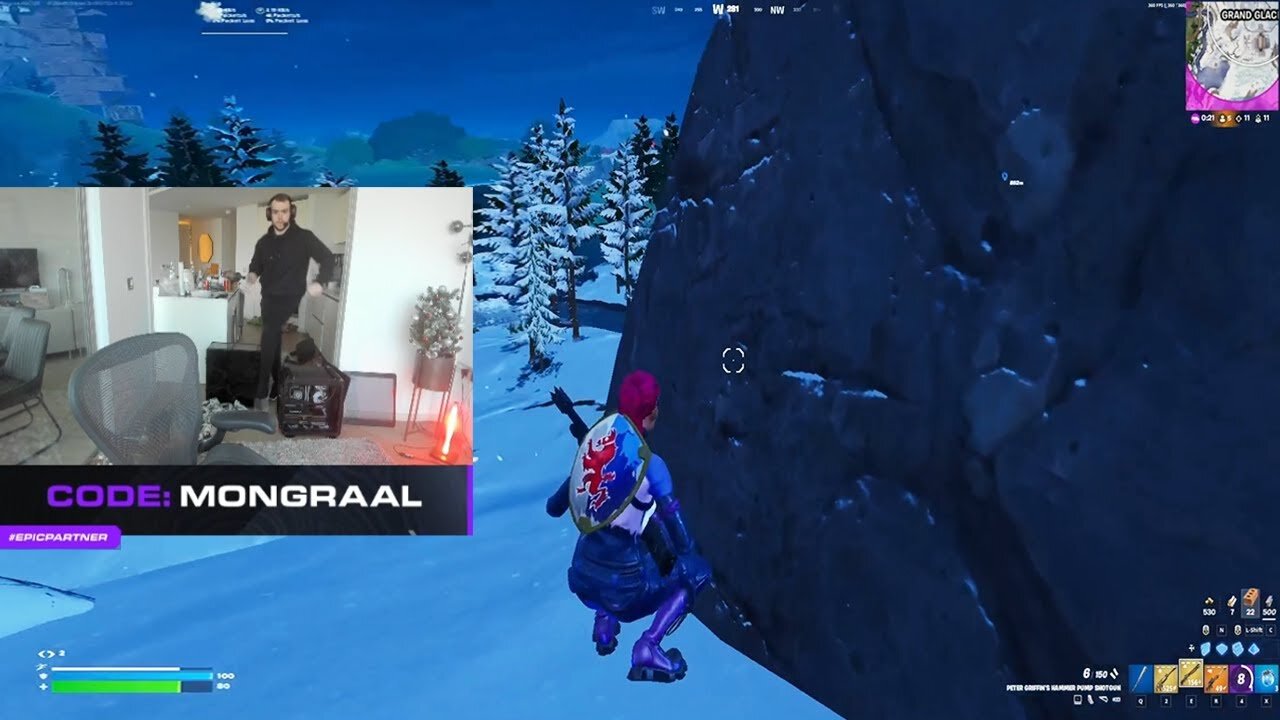 Mongraal Was Across His House & Heard Footsteps..