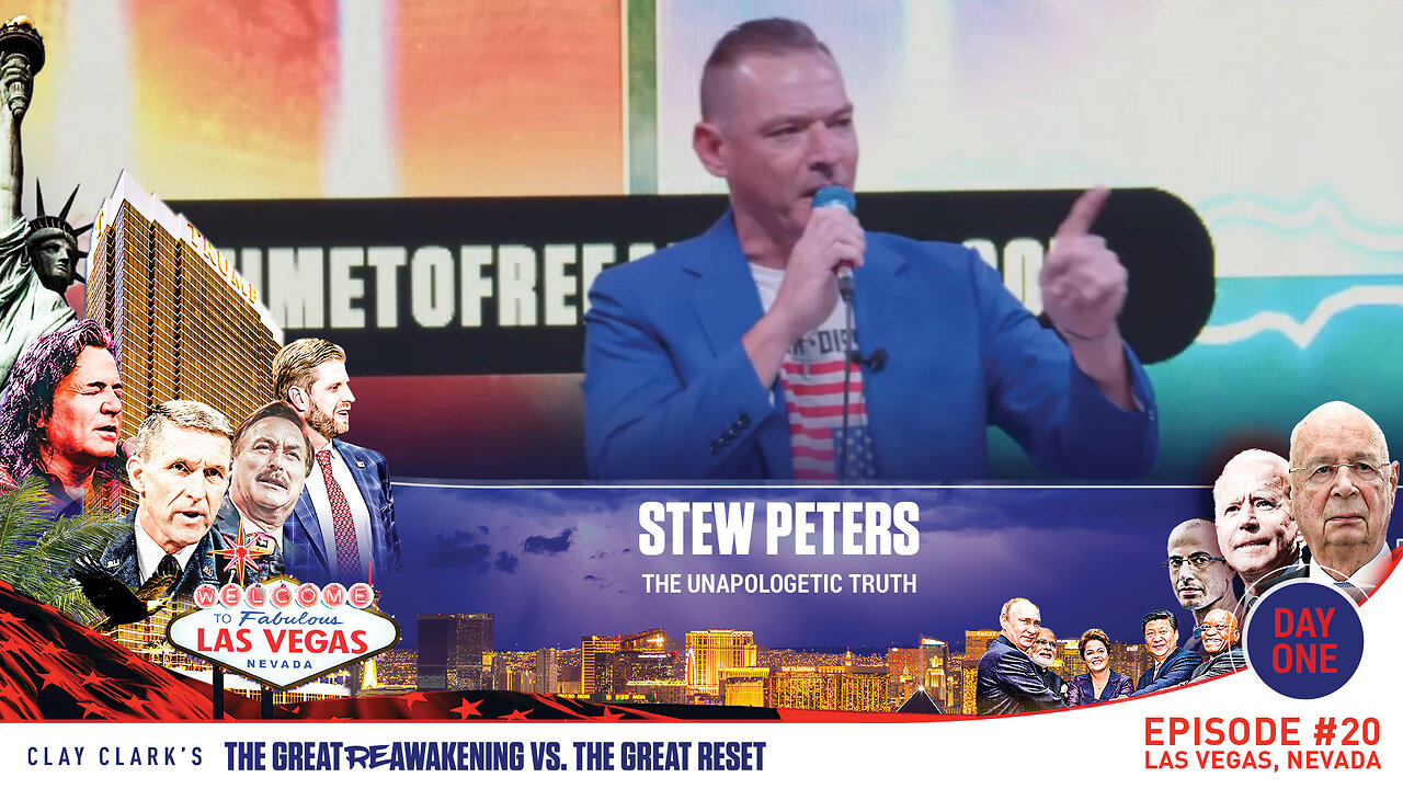 Stew Peters | The Unapologetic TRUTH | ReAwaken America Tour Las Vegas | Request Tickets Via Text At 918-851-0102