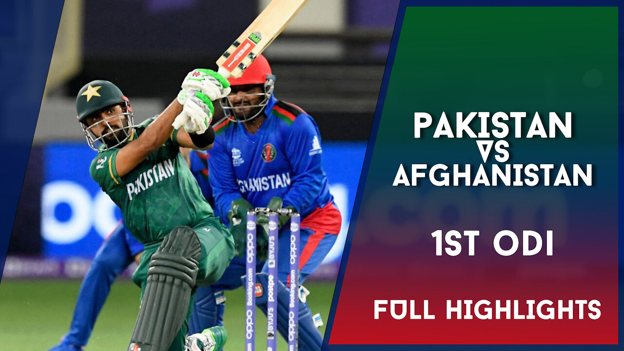 PAKISTAN VS AFGHANISTAN | FULL HIGHLIGHTS 1ST ODI 2023 |