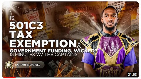 YES. 501C3 IS WICKED, IUIC