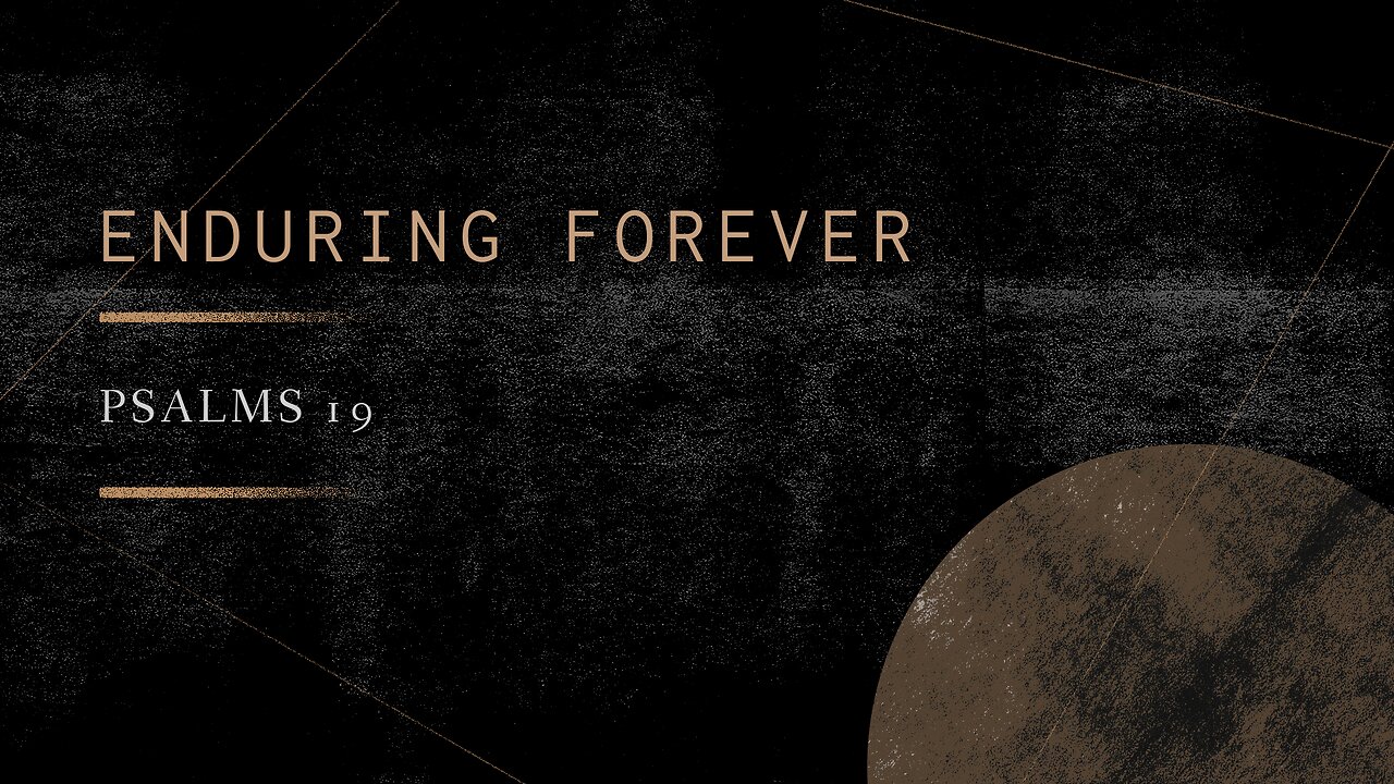 Enduring Forever - Pastor Jeremy Stout
