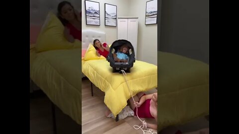 Careless babysitter gets instant karma! …