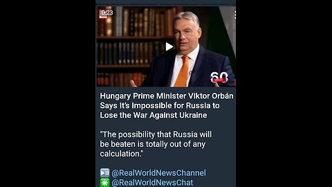 News Shorts: Viktor Orban talks about Ukraine