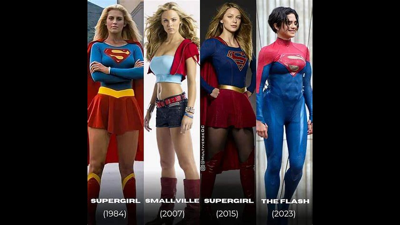 Supergirl flying compilation