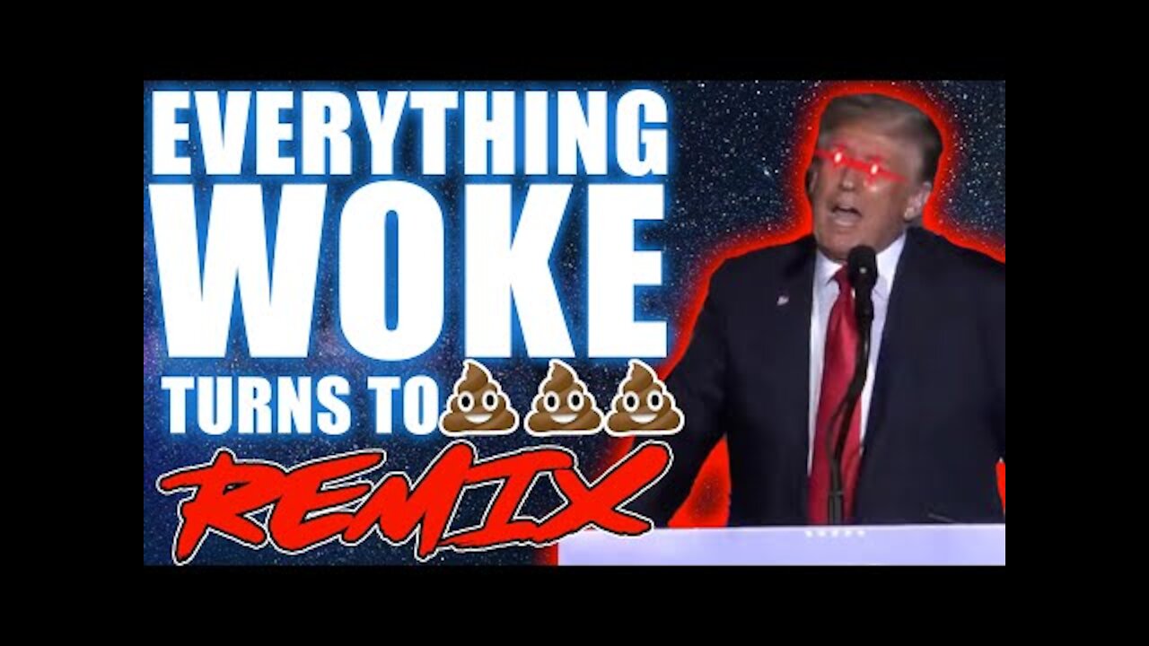 Funny Remix Donald Trump Speaks About Being Woke