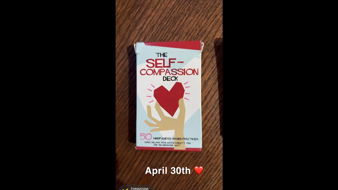 4/30/23 card: self-compassion Sunday