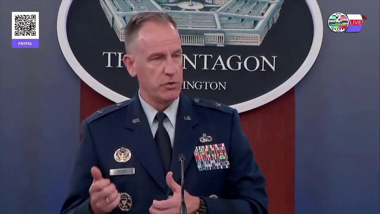 Pentagon briefing with Air Force Brig. Gen. Pat Ryder