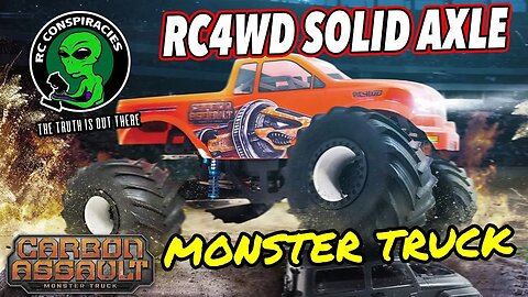 RC4WD Carbon Assault Solid Axle Monster Truck