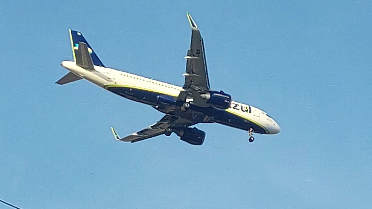 Airbus A320NEO PR-YSD na aproximação final vindo de Campinas para Fortaleza