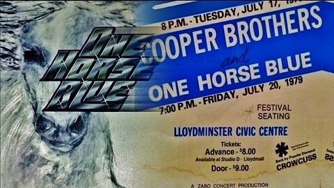 one horse blue