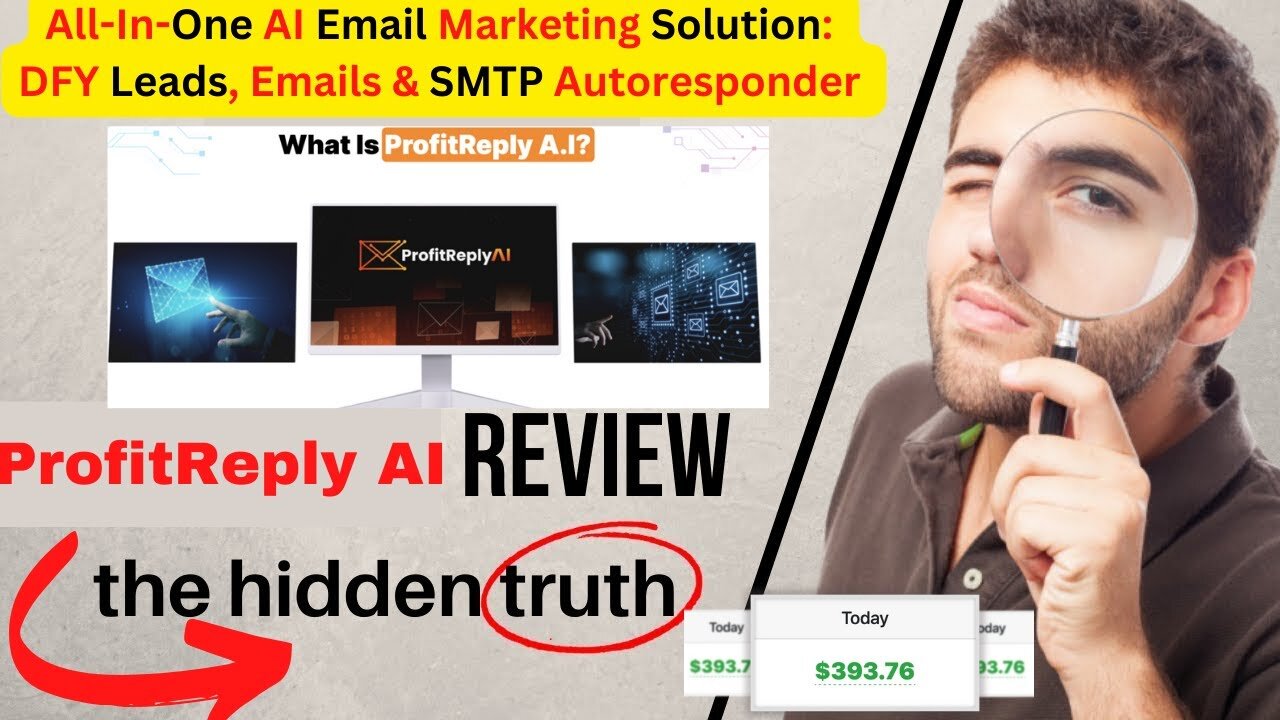 ProfitReply AI Review Demo Bonus: AI Email Marketing Solution DFY Leads, Emails & SMTP Autoresponder