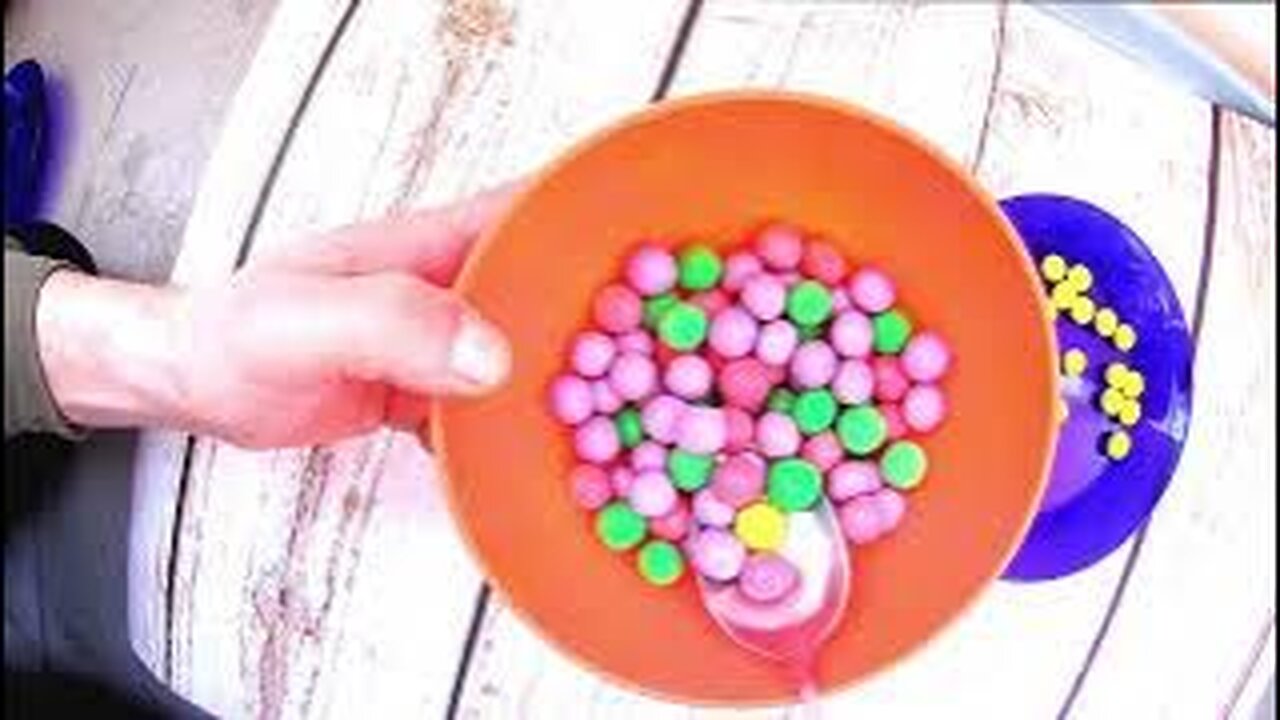 Satisfying ASMR Magic Rainbow Candy Mixing