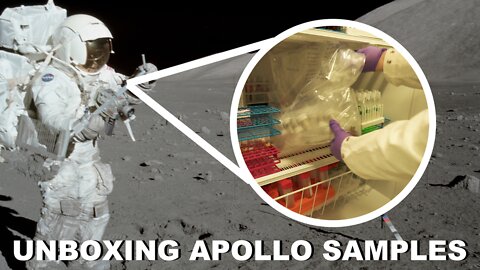 Unboxing Apollo 17 Mission Lunar Samples