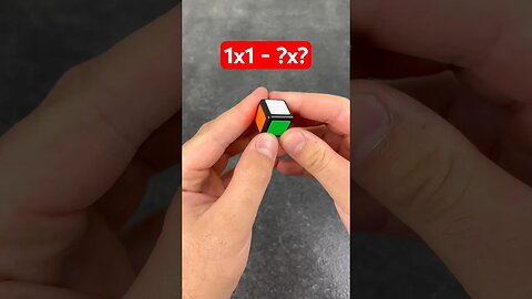 1x1 Rubiks Cube through ??? #cubing #cubers #shorts