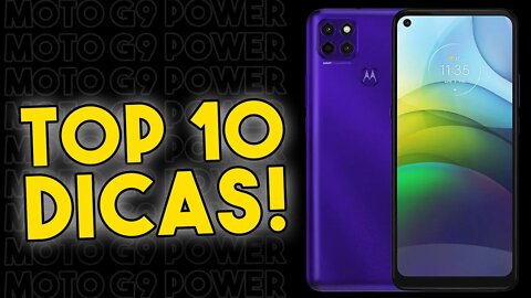 TOP 10 DICAS E TRUQUES para o Moto G9 Power que você PRECISA SABER!