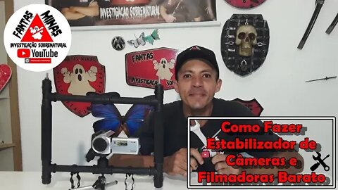"Como Fazer Estabilizador de Câmeras e Filmadoras Barato"