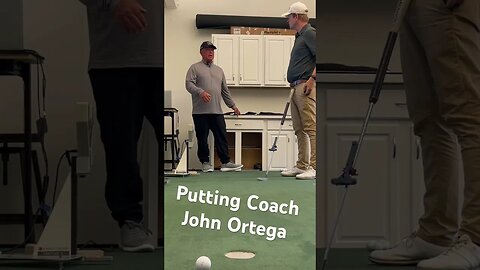 Putting coach John Ortega
