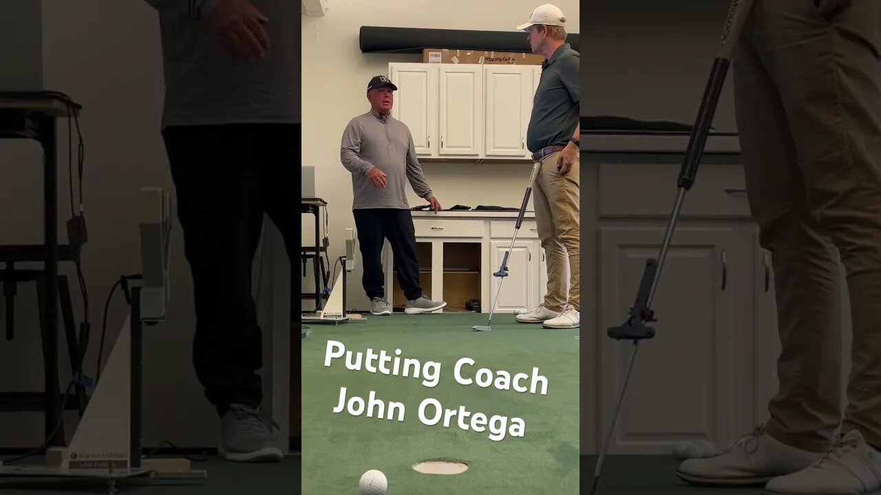 Putting coach John Ortega