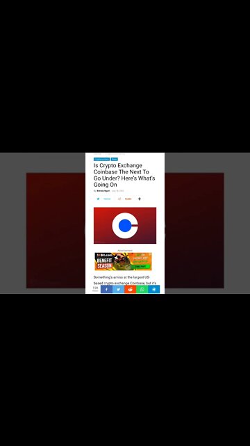 Is Crypto Exchange Coinbase The Next To Go Under? #cryptomash #cryptomashnews #cryptonews