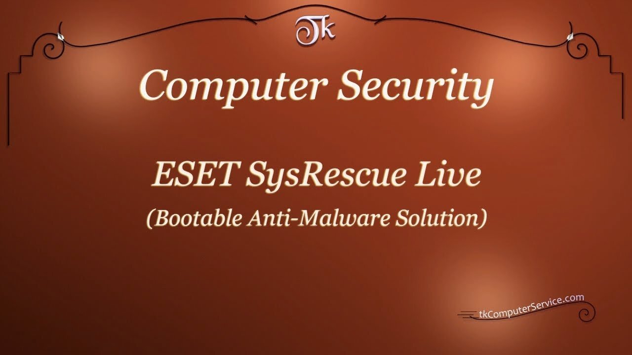 Computer Security - ESET SysRescue Live - Free Anti-malware Solution