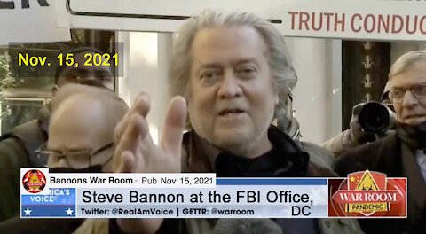 Steve Bannon - Misdemeanor Treated Like a Criminal Charge at the FBI