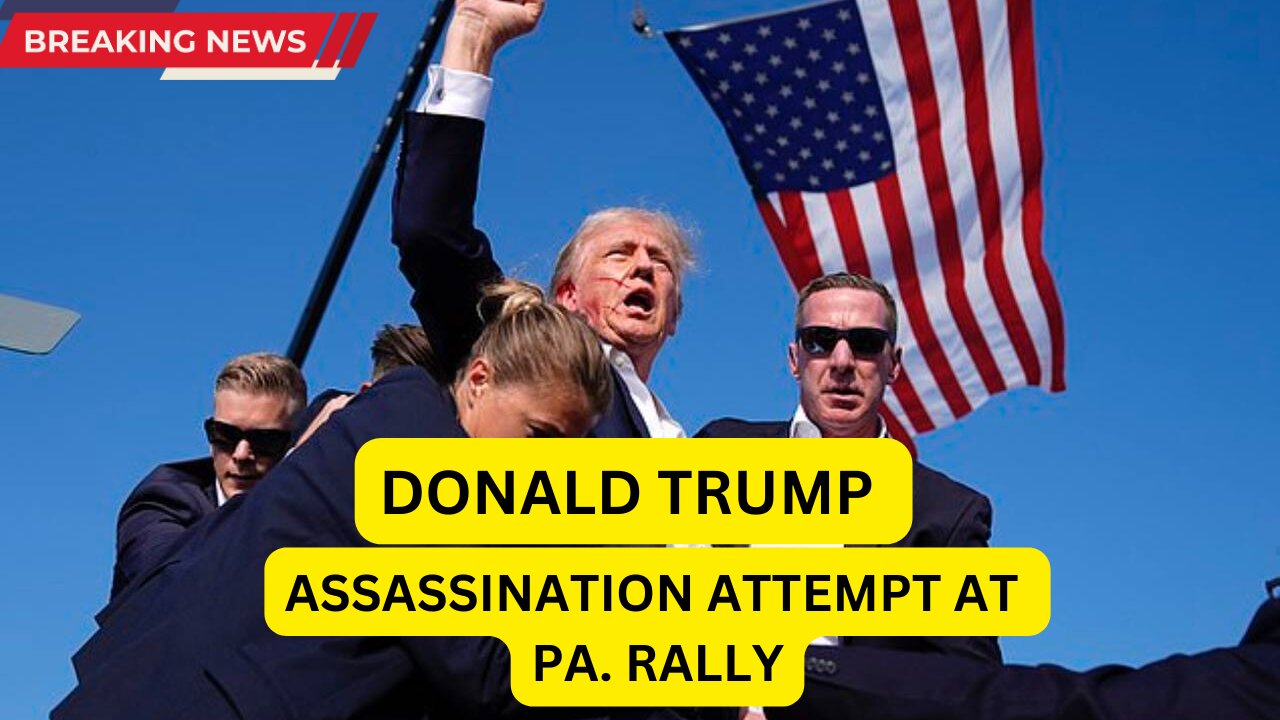 Donald Trump Assassination Attempt at PA. Rally