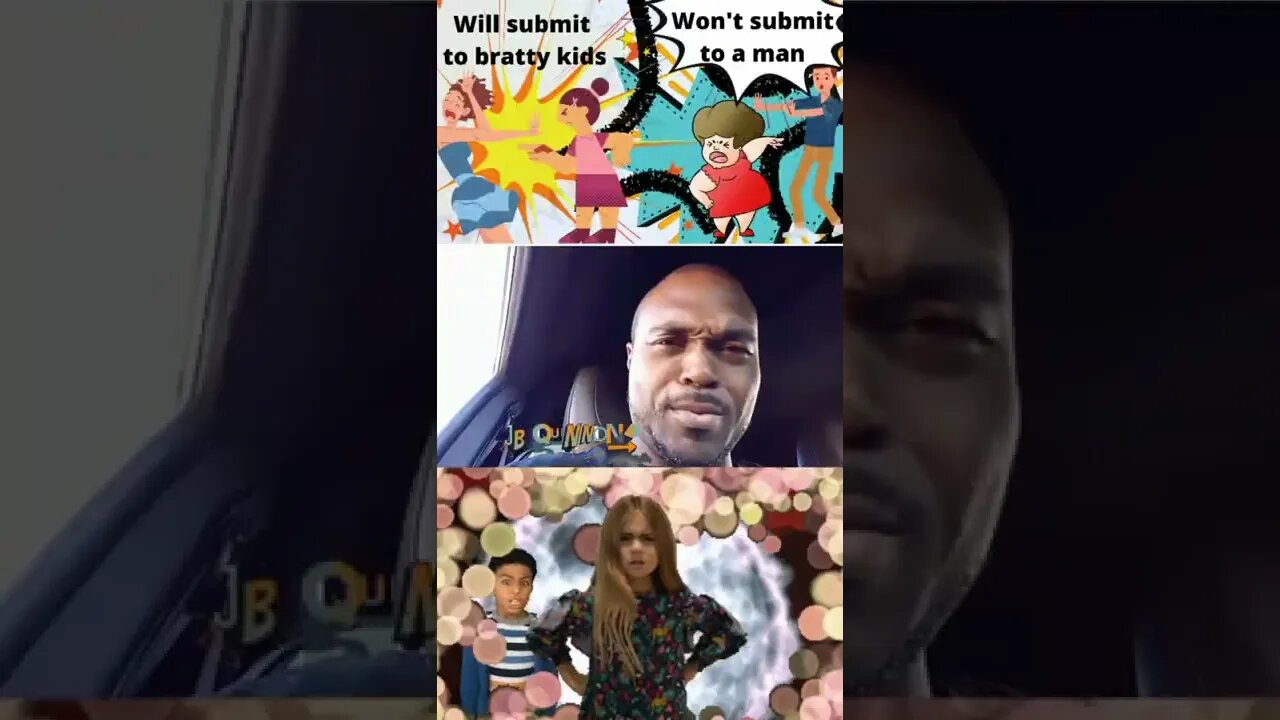 She won't submit to her man, but submits to her kids?