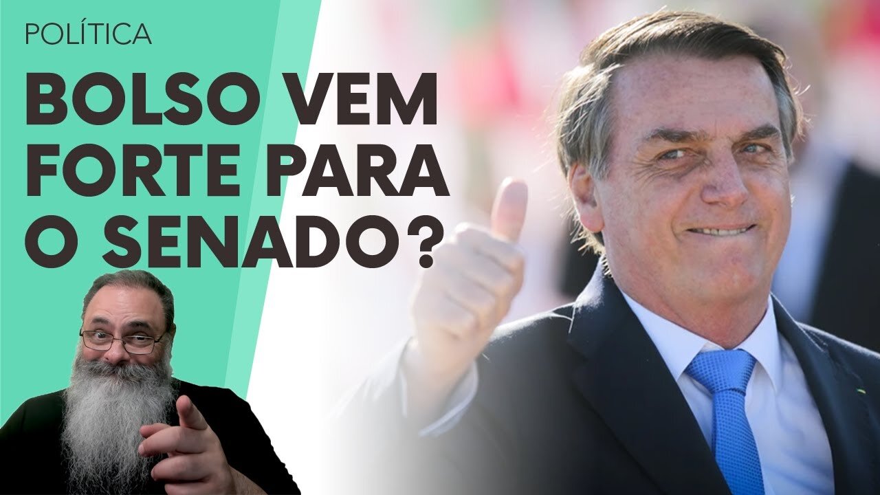 PESQUISA mostra BOLSONARO a FRENTE de LULA para 2026, mas PLANO pode ser SAIR para o SENADO, SERÁ?