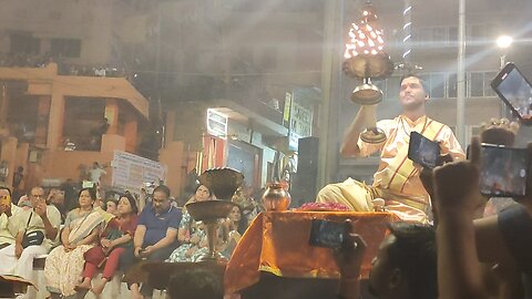 Sandhya Arti Dashashwamedh ghat in Varanasi