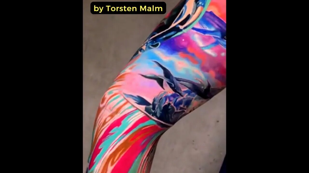 Beautiful tattoo by Torsten Malm #shorts #tattoos #inked #youtubeshorts