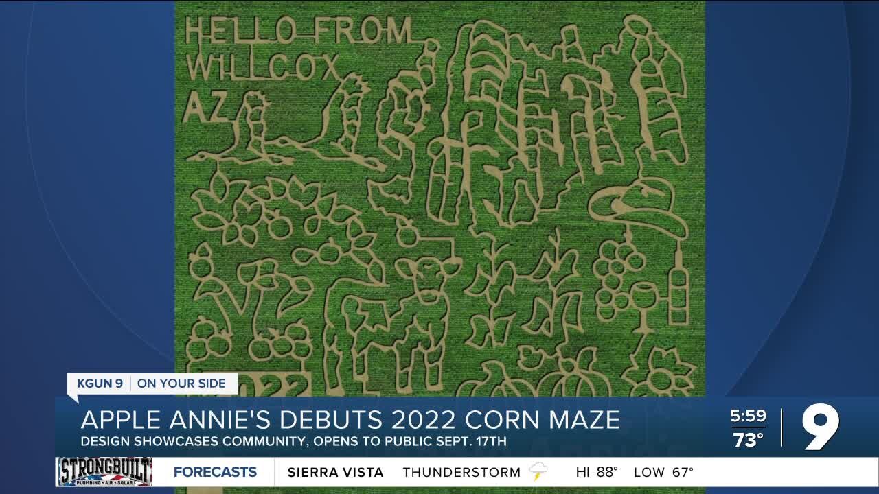 Apple Annie's unveils 2022 corn maze design