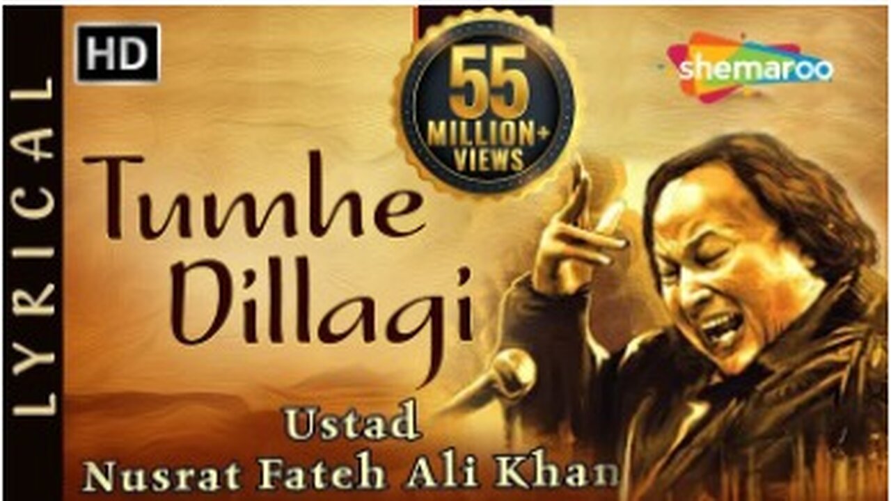 Tumhein Dillagi Bhool Jani Paray Gi | Nusrat Fateh Ali Khan | Lyrical Qawwali | Shemaroo Punjabi