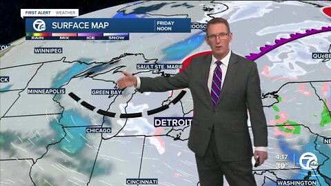 Showers around tonight