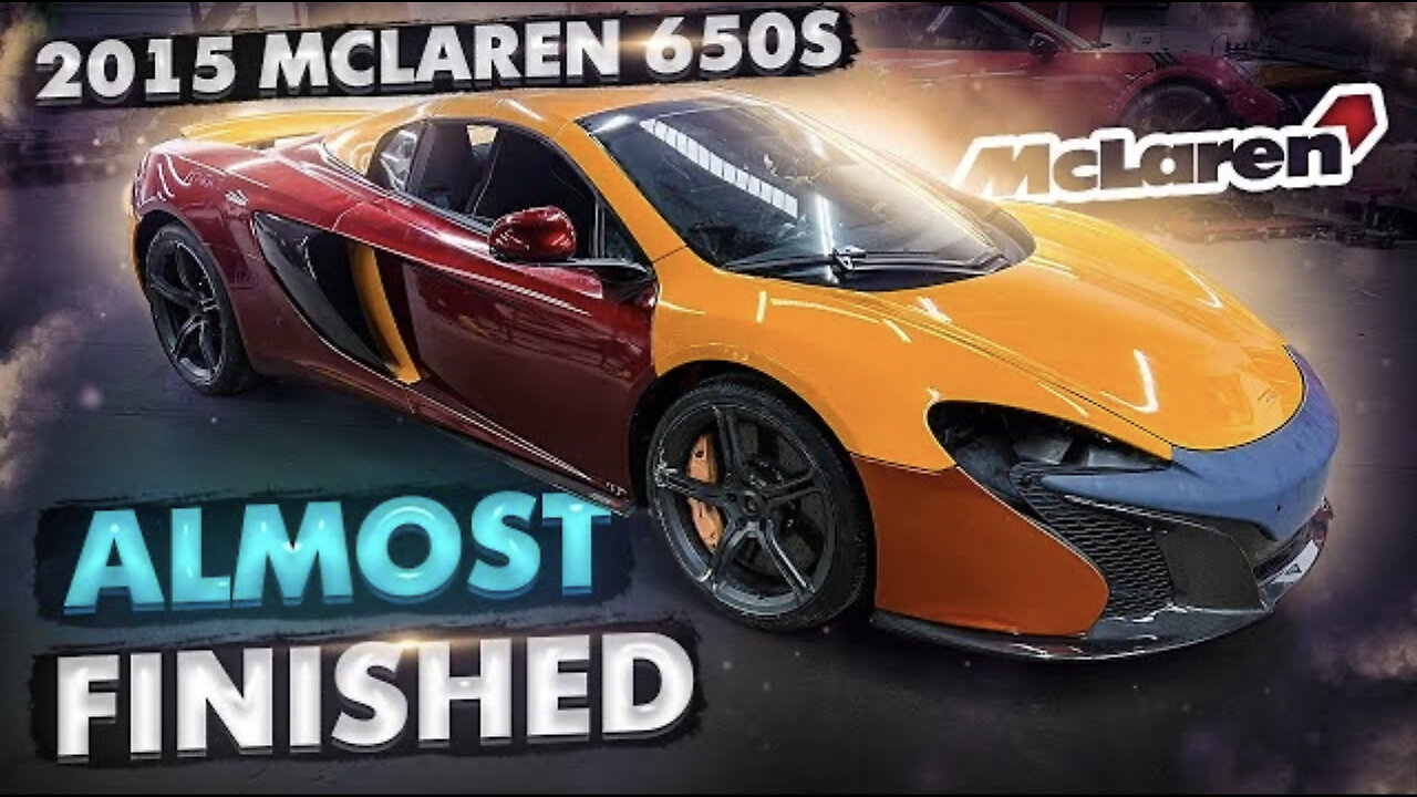 REBUILDING WRECKED MCLAREN 650S SPIDER PART #2 INSTALLING NEW PARTS!