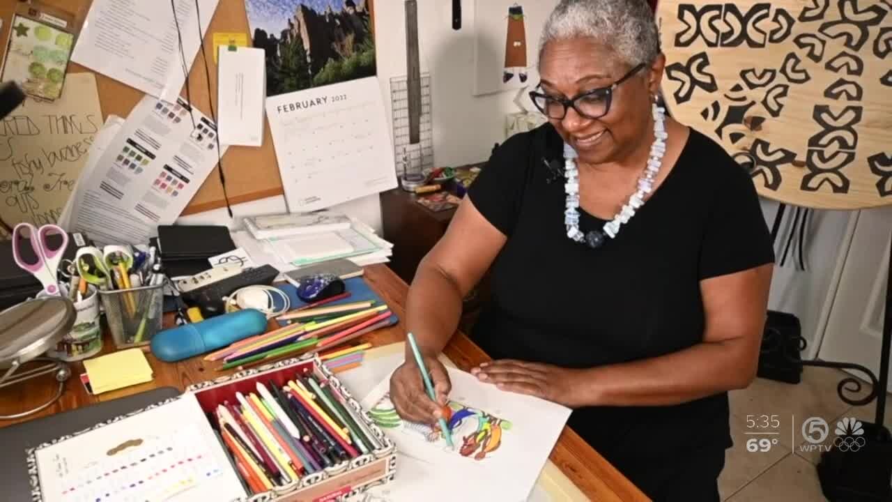 Palm Beach County artist bringing community together through fiber art