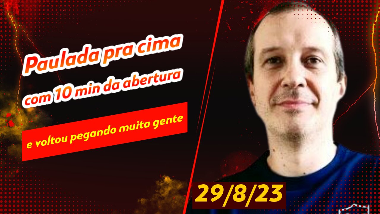Operando abertura bolsa - Mini Indice na B3