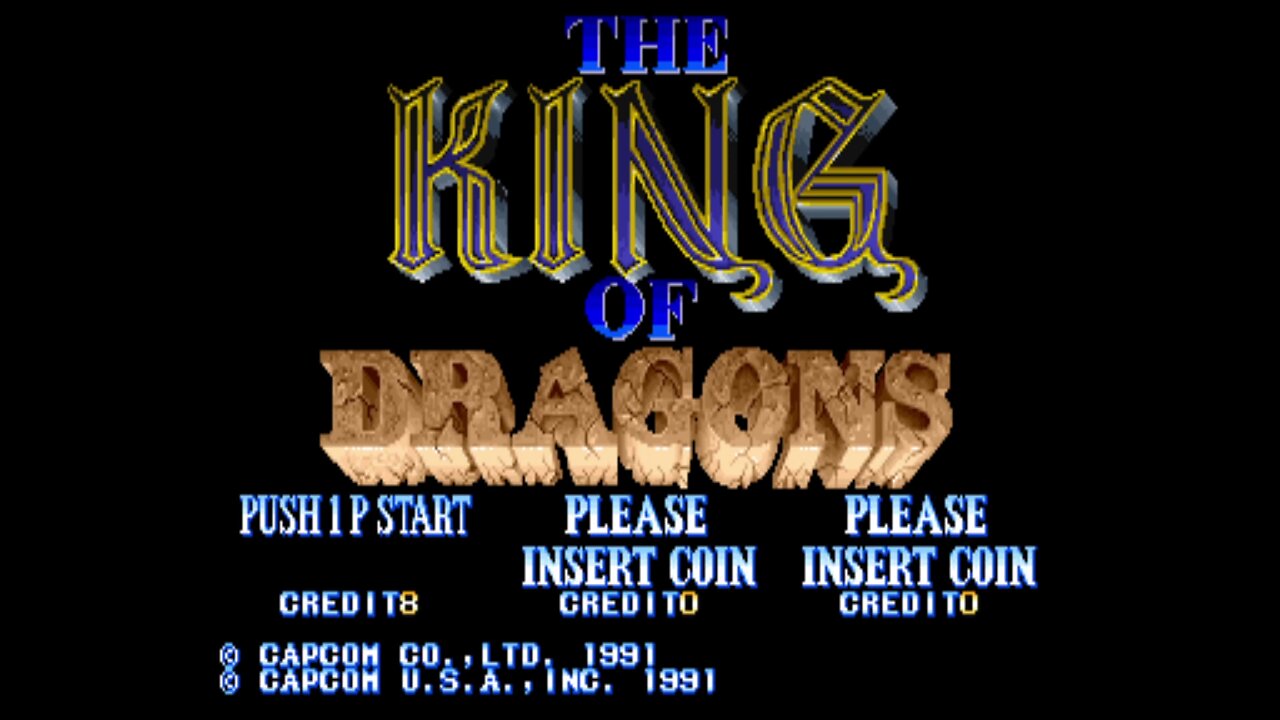 King of Dragons Arcade Game, Capcom 1991, playthrough