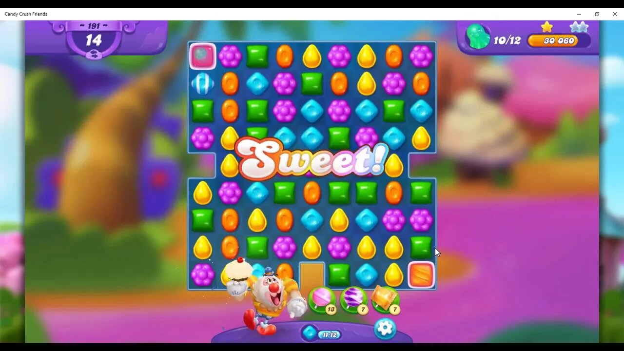FRIENDS Level 191 Talkthrough, Candy Crush Friends Saga, 26 Moves 0 Boosters