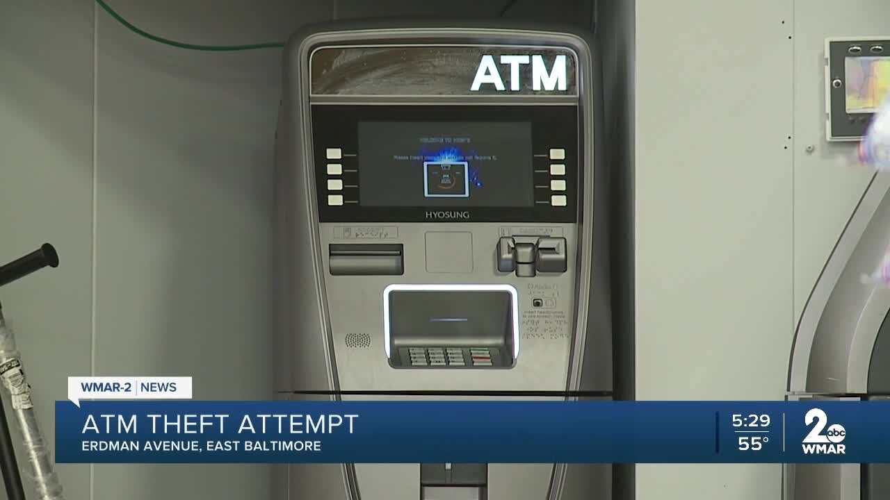 Attempted ATM theft in East Baltimore